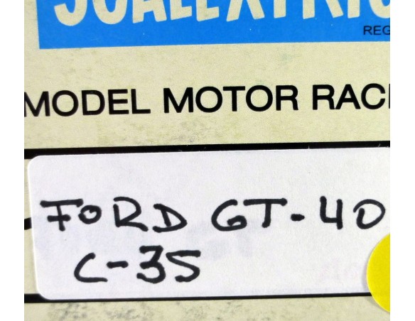 FORD GT 40 AMARILLO REF.C-35 EXIN MEX