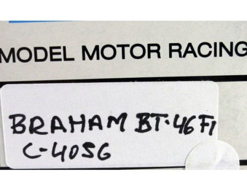 BRABHAM BT46 F1 BLANCO Y ROJO.REF.C4056 EXIN MEX