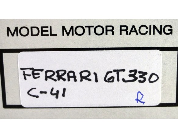 FERRARI GT 330 ROJO Y AZUL REF.C41 EXIN MEX
