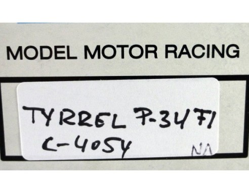 TYRRELL P34 F1 NARANJA REF.C4054 EXIN MEX